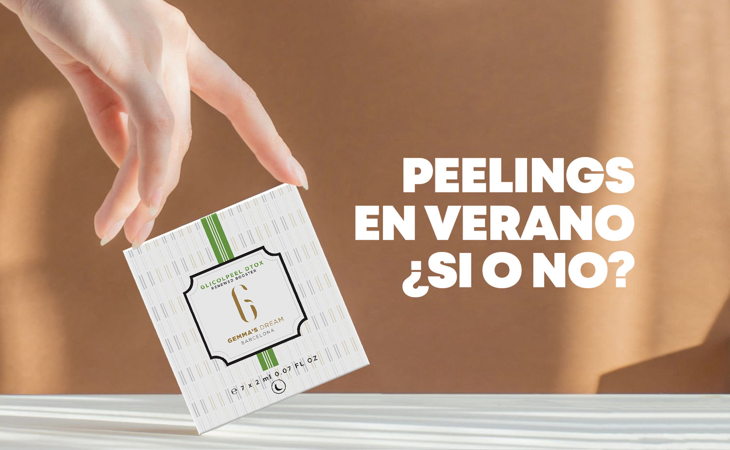 Peelings en verano, si o no?